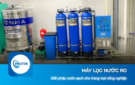Máy lọc nước công nghiệp phục vụ nhu cầu nước sạch trong trang trại nông nghiệp