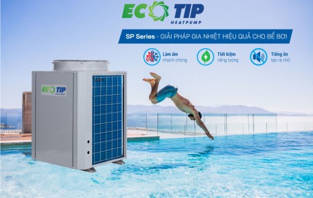 Máy bơm nhiệt cho bể bơi tạo nguồn nước ấm quanh năm