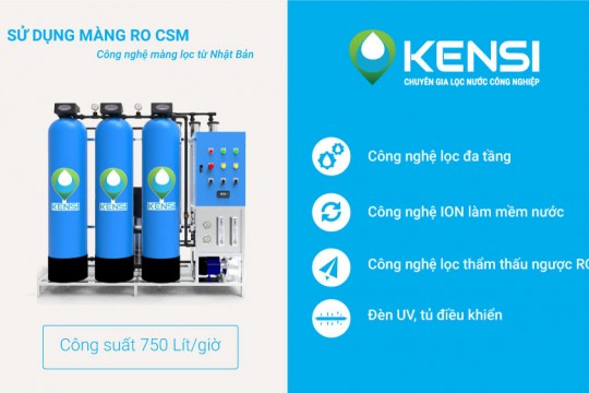 Máy lọc nước công nghiệp xử lý đa dạng nguồn nước cấp ô nhiễm