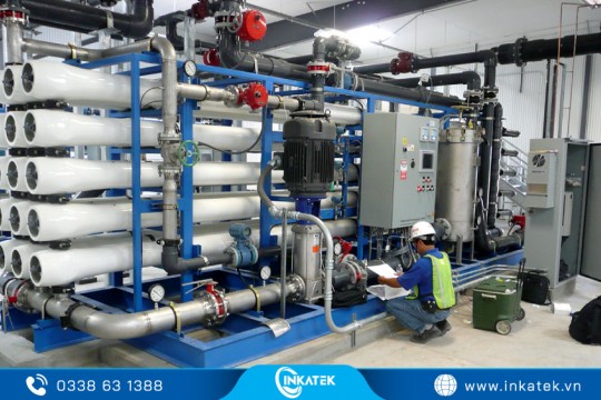 Hệ thống lọc nước công nghiệp cung cấp nước tinh khiết cho sản xuất hải sản