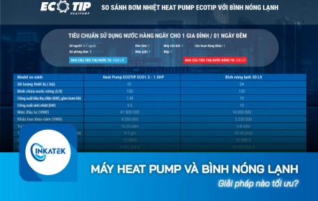 So sánh máy Heat Pump và bình nóng lạnh: Giải pháp nào tối ưu?