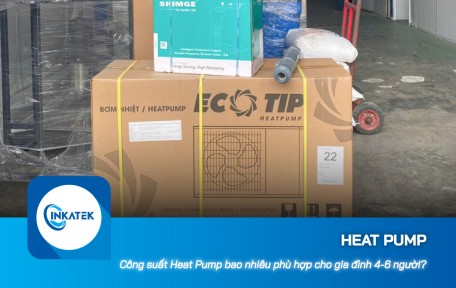 Công suất Heat Pump bao nhiêu thì phù hợp cho gia đình 4 - 6 người?