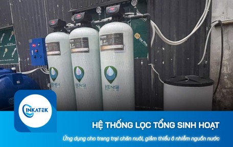 Hệ thống lọc tổng sinh hoạt cho trang trại chăn nuôi, giảm thiểu ô nhiễm nguồn nước