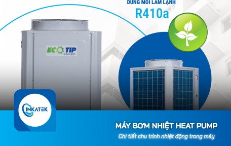 Chi tiết chu trình nhiệt động trong máy bơm nhiệt Heat Pump