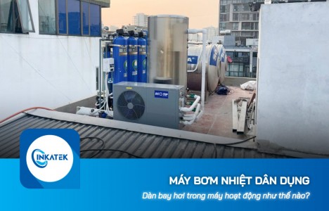 Dàn bay hơi trong máy bơm nhiệt dân dụng hoạt động như thế nào?