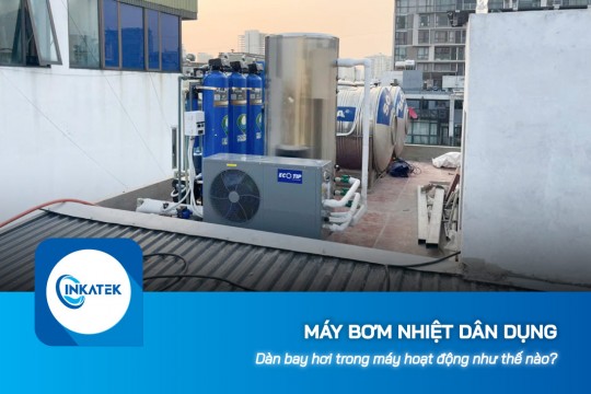 Dàn bay hơi trong máy bơm nhiệt dân dụng hoạt động như thế nào?