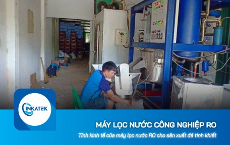 Tính kinh tế của máy lọc nước công nghiệp RO cho sản xuất đá tinh khiết