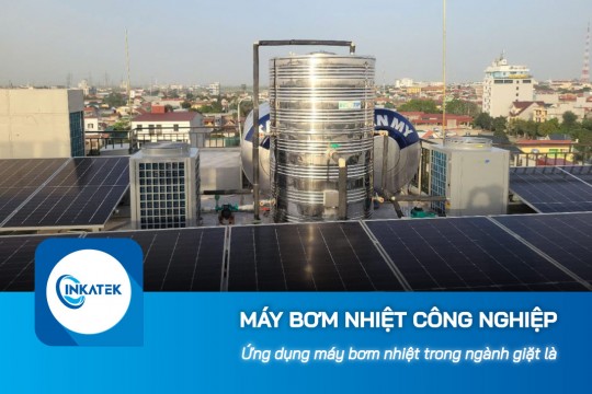Ứng dụng máy bơm nhiệt công nghiệp trong ngành giặt là 