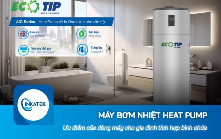 Ưu điểm của dòng máy bơm nhiệt Heat Pump cho gia đình tích hợp bình chứa