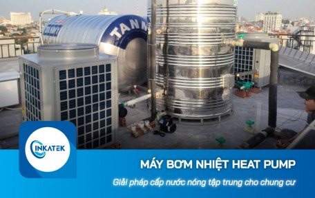 Máy bơm nhiệt Heat Pump cung cấp nước nóng tập trung cho chung cư