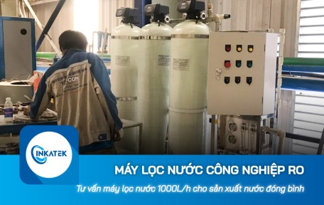 Tư vấn mua máy lọc nước công nghiệp RO 1000L/h cho xưởng sản xuất nước đóng bình