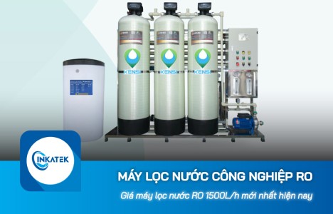 Giá máy lọc nước công nghiệp RO 1500L/h mới nhất hiện nay