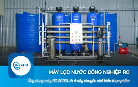Ứng dụng máy lọc nước công nghiệp RO 2000L/h trong dây chuyền chế biến thực phẩm