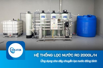 Hệ thống lọc nước công nghiệp 2000L/h cho dây chuyền lọc nước đóng bình