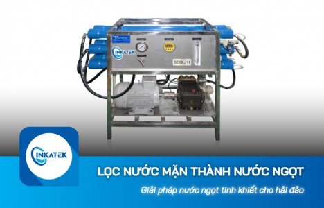 Máy lọc nước mặn thành nước ngọt đáp ứng nhu cầu nước sạch cho hải đảo
