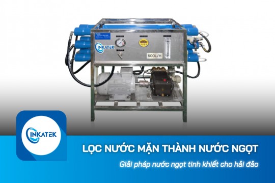 Máy lọc nước mặn thành nước ngọt đáp ứng nhu cầu nước sạch cho hải đảo