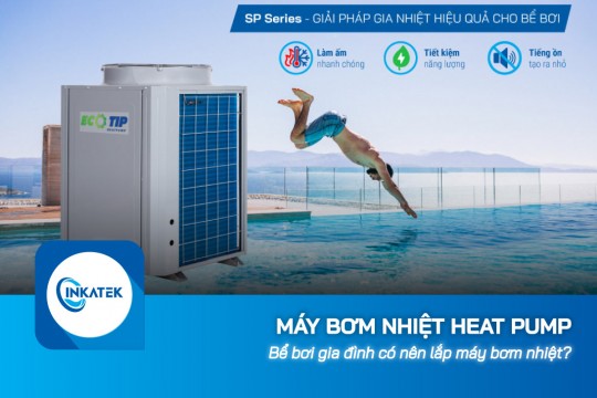 Bể bơi gia đình có nên lắp máy bơm nhiệt Heat Pump?