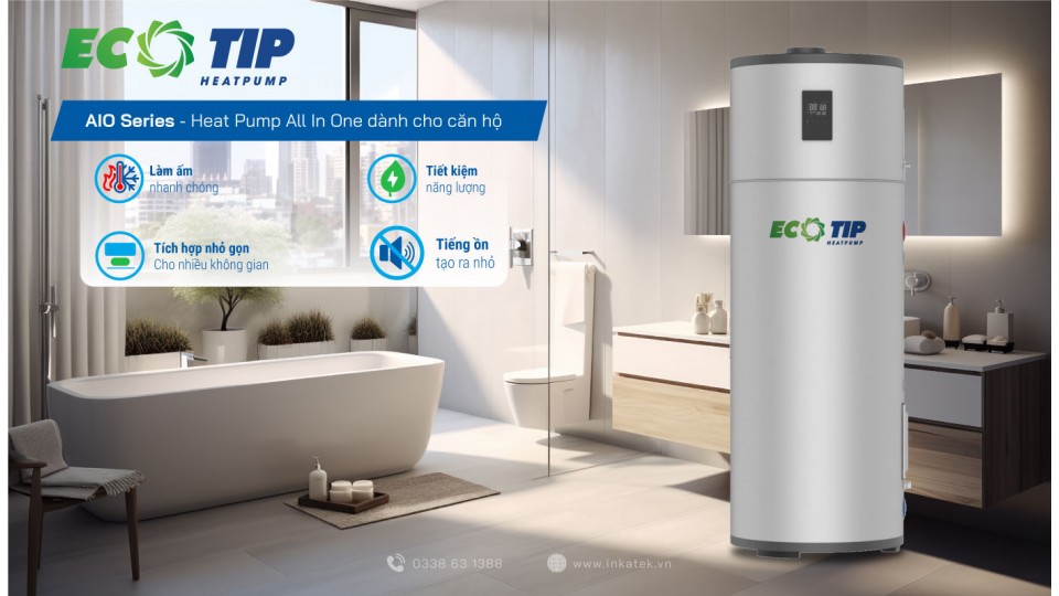 Máy bơm nhiệt Heat Pump ECOTIP All In One