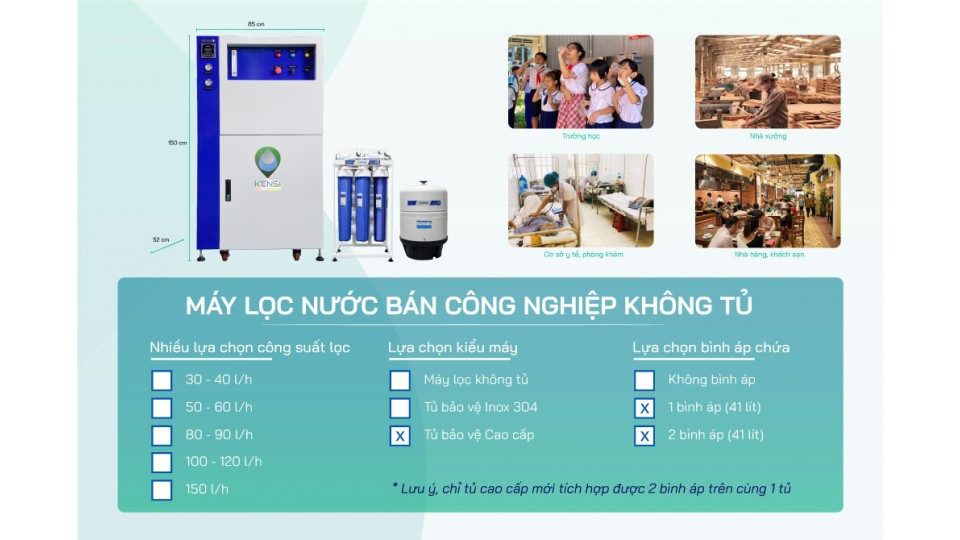 Máy lọc nước bán công nghiệp