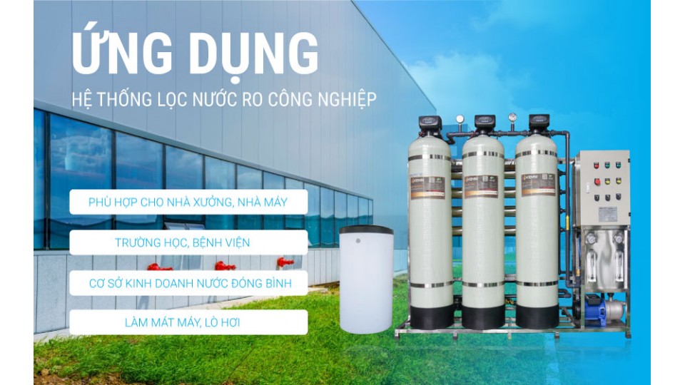 Máy lọc nước RO công nghiệp công suất 1000lh