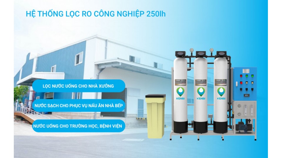 Máy lọc nước RO công nghiệp 250lh