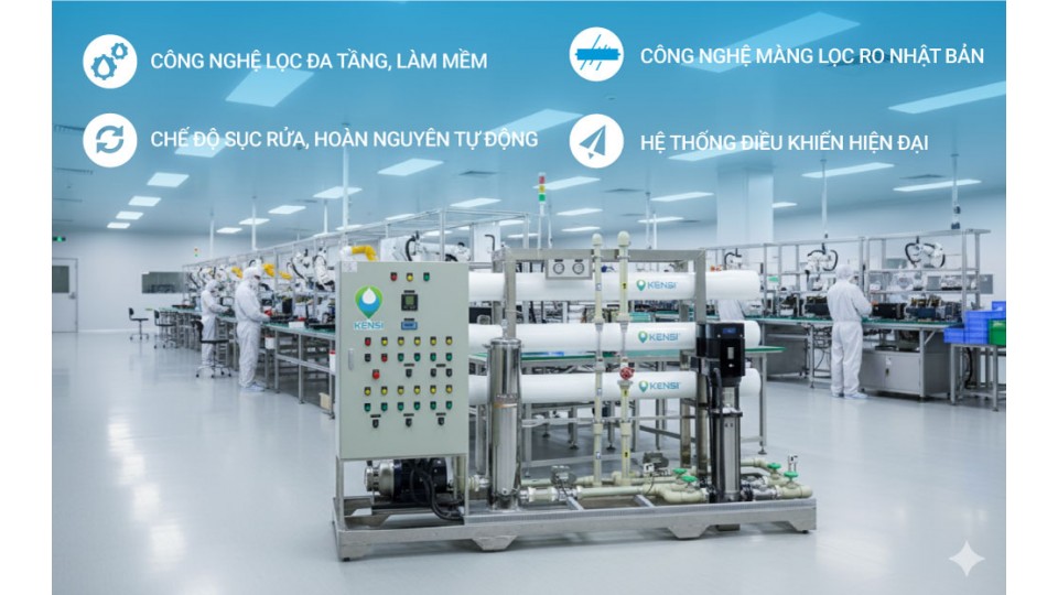 Máy lọc nước RO công nghiệp công suất 6000l/h