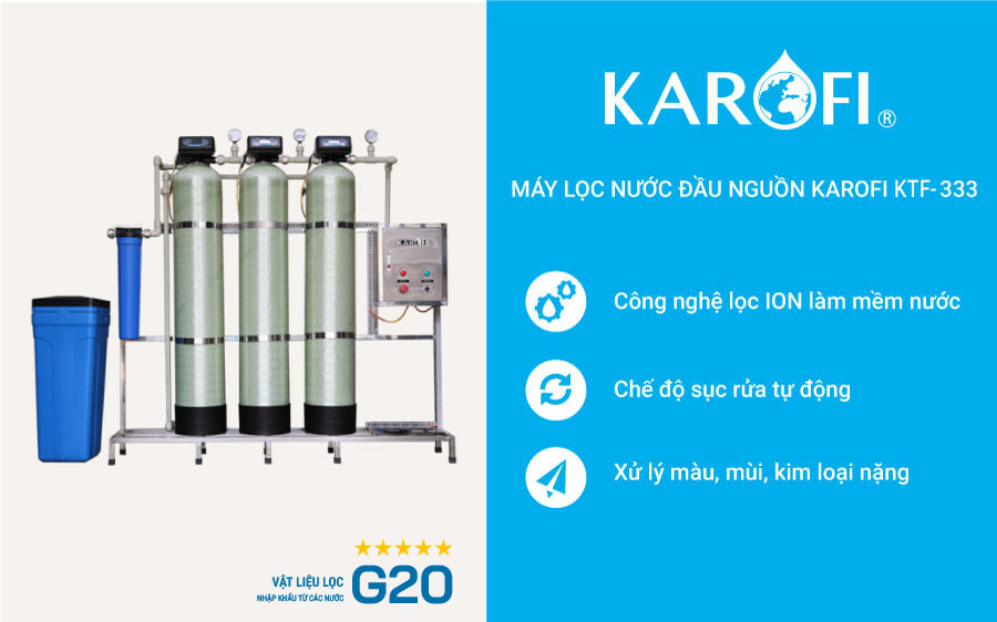 Hệ thống lọc tổng đầu nguồn Karofi KTF-333