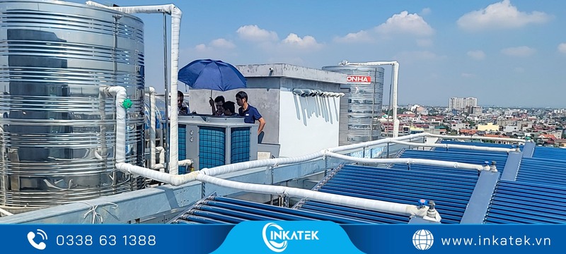 Inkatek cung cấp trọn gói dịch vụ lắp đặt, sửa chữa, bảo dưỡng máy bơm nhiệt
