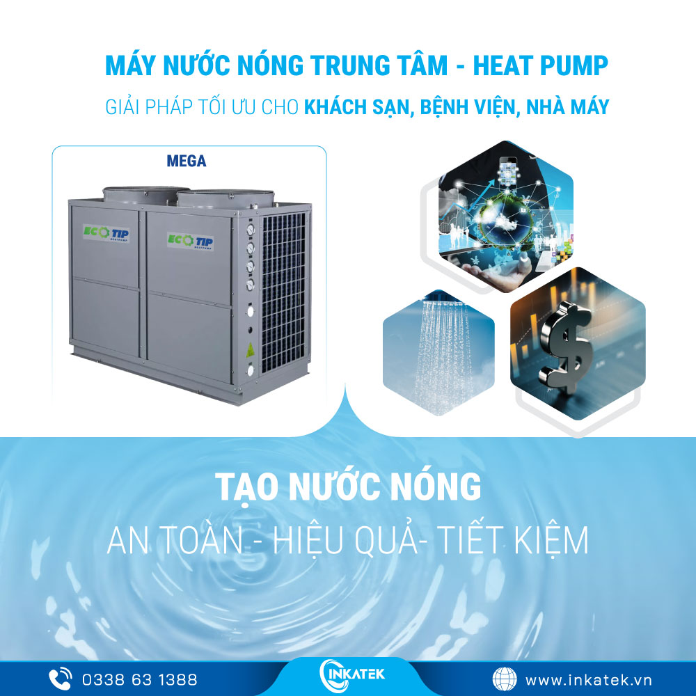 Máy bơm nhiệt Heat Pump thương hiệu Ecotip