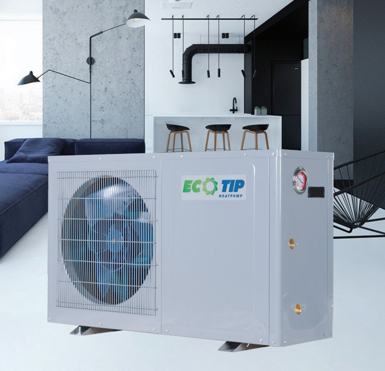 Máy bơm nhiệt Heat Pump cho khách sạn thường có công suất lớn 