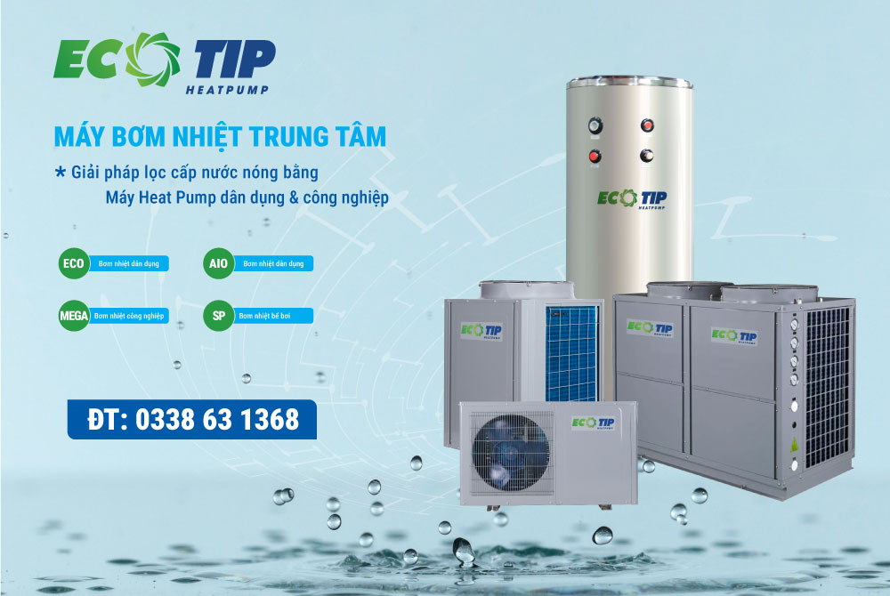 Máy bơm nhiệt Heat Pump thương hiệu Ecotip