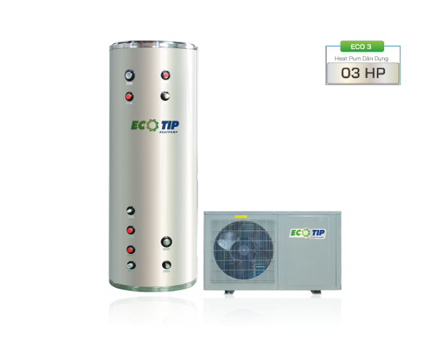 Máy nước nóng Heat pump cho gia đình Ecotip 3HP