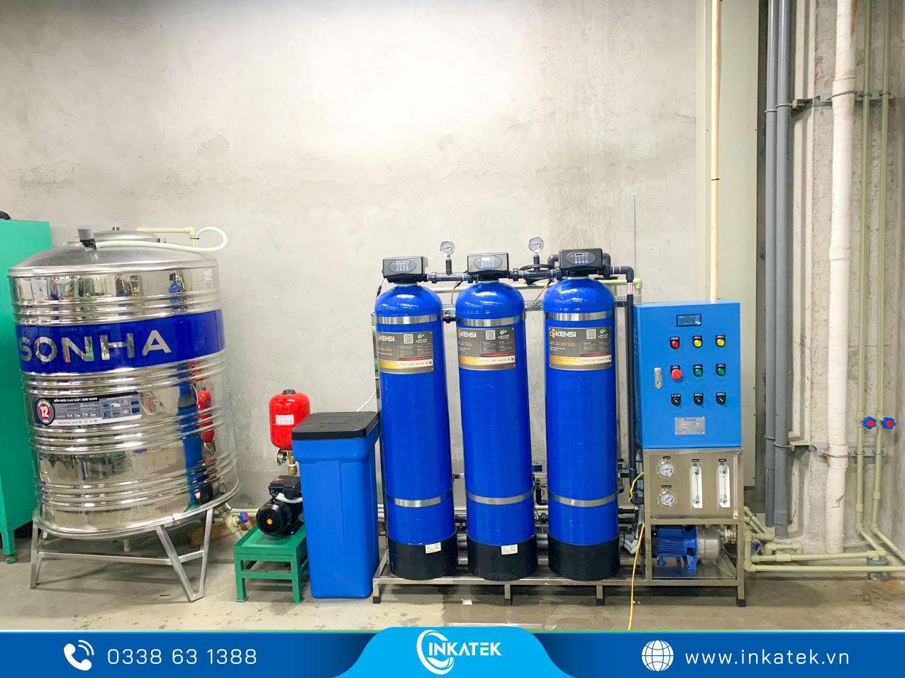 Chuẩn bị mặt bằng, tập kết đầy đủ linh phụ kiện trước khi lắp hệ thống