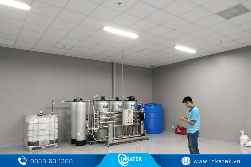 Kiêm tra hệ thống lọc  nước công nghiệp RO 2000L/h