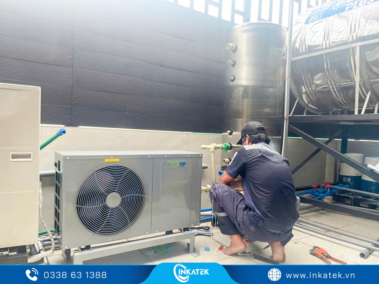 Inkatek - Đơn vị cung cấp, lắp đặt hệ thống bơm nhiệt chất lượng, giá tốt