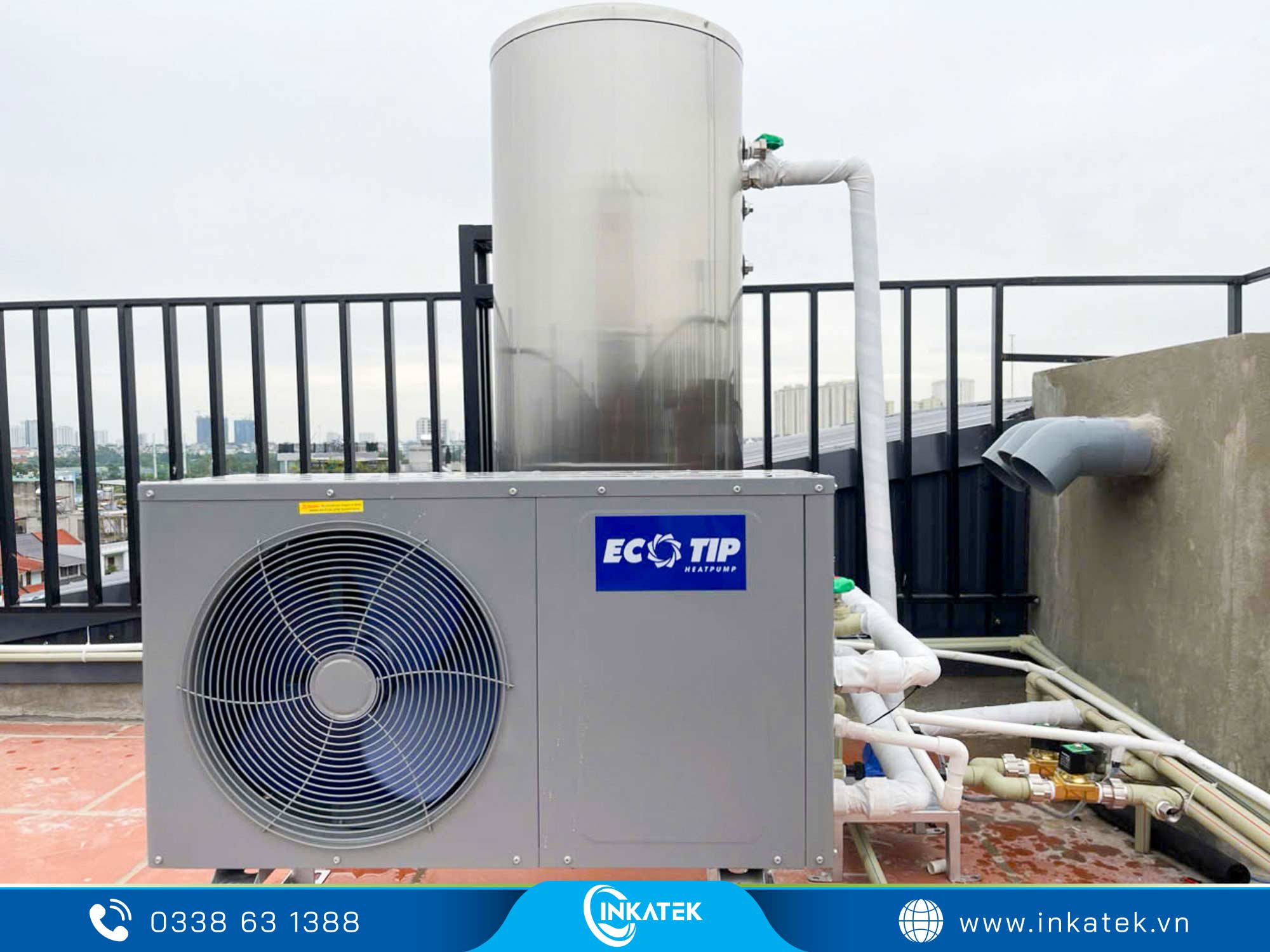 Lắp đặt máy bơm nhiệt giúp tiết kiệm điện năng vượt trội