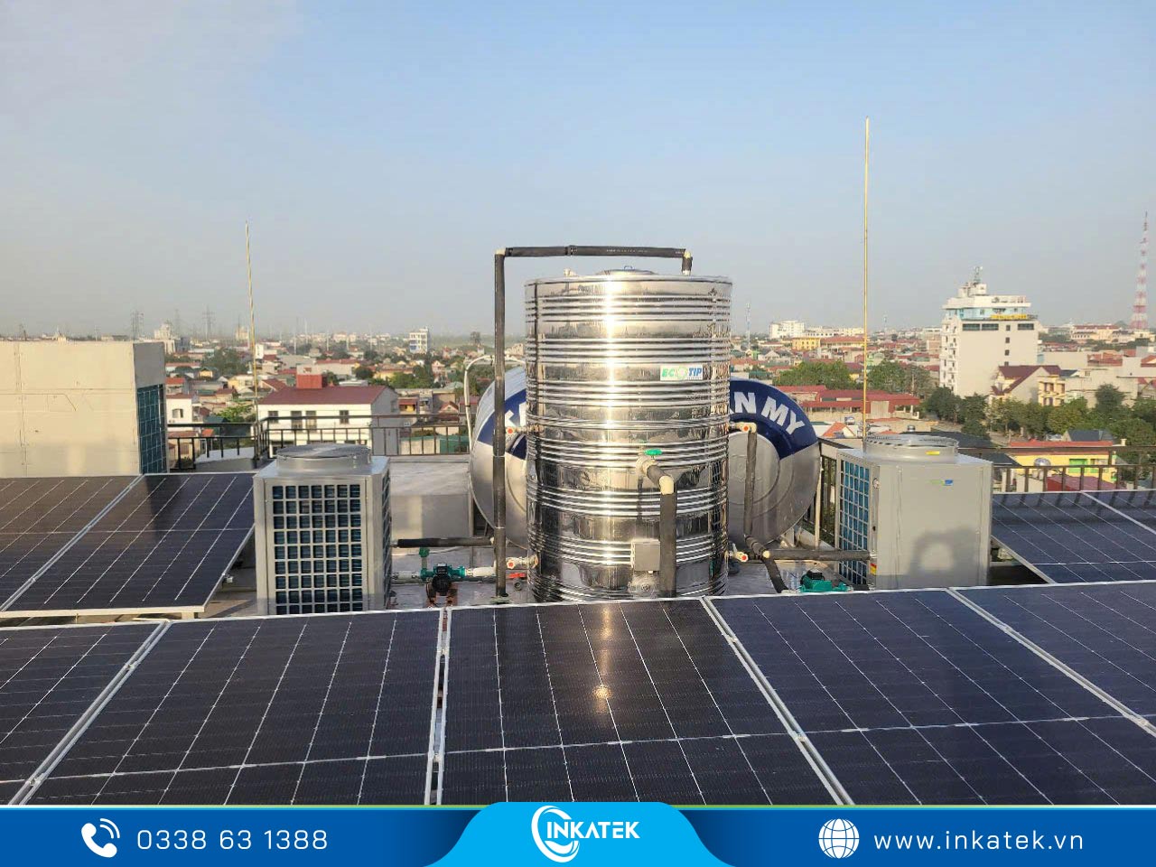 Inkatek tư vấn giải pháp, cung cấp máy bơm nhiệt cho bệnh viện