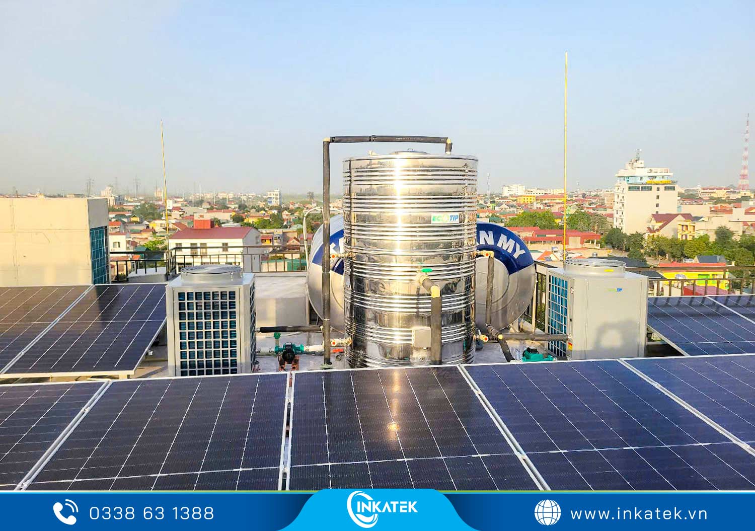 Inkatek tư vấn lắp máy bơm nhiệt, phục vụ cho mọi đơn vị