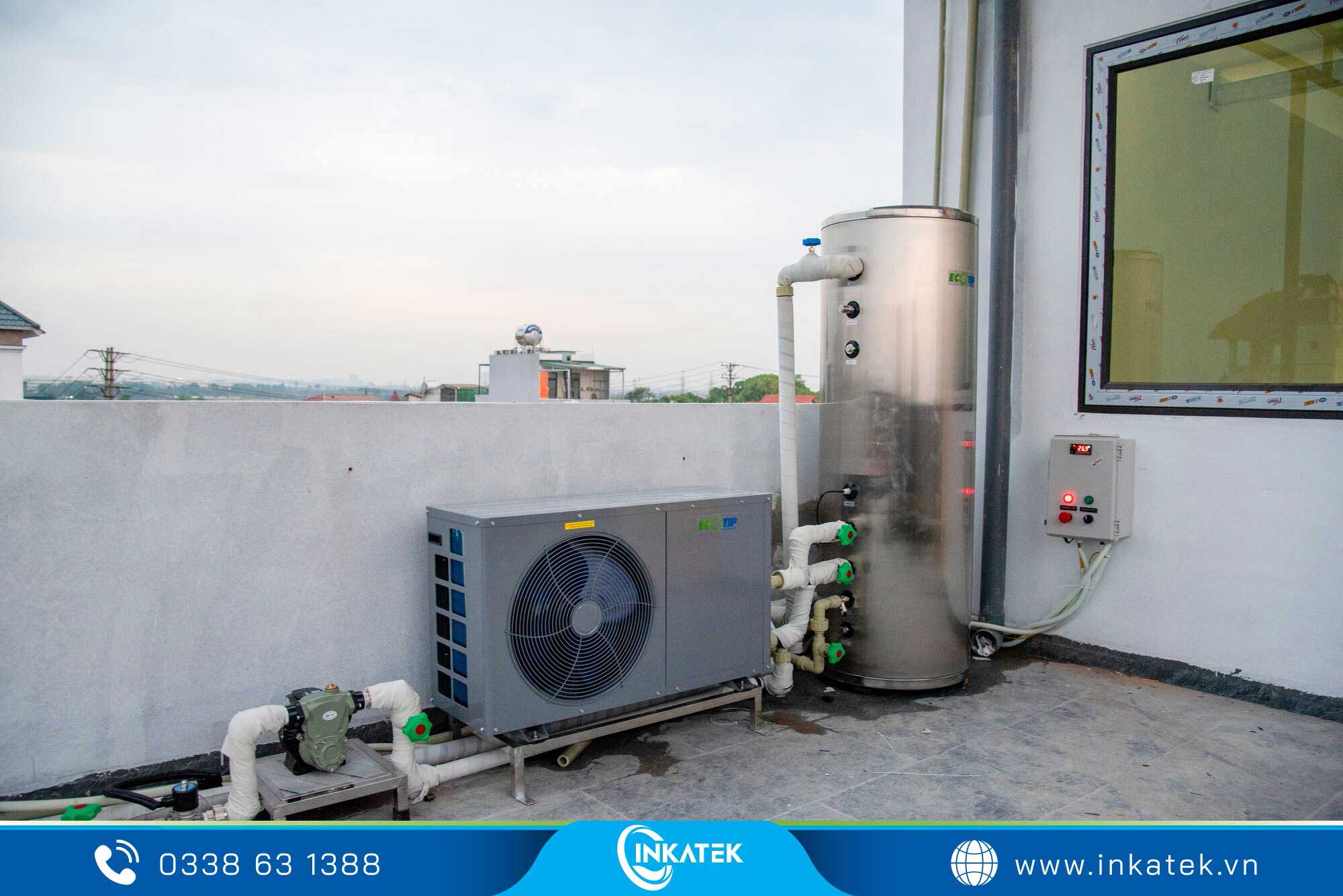 Máy nước nóng Heat Pump vận hành tối ưu điện năng tiêu thụ