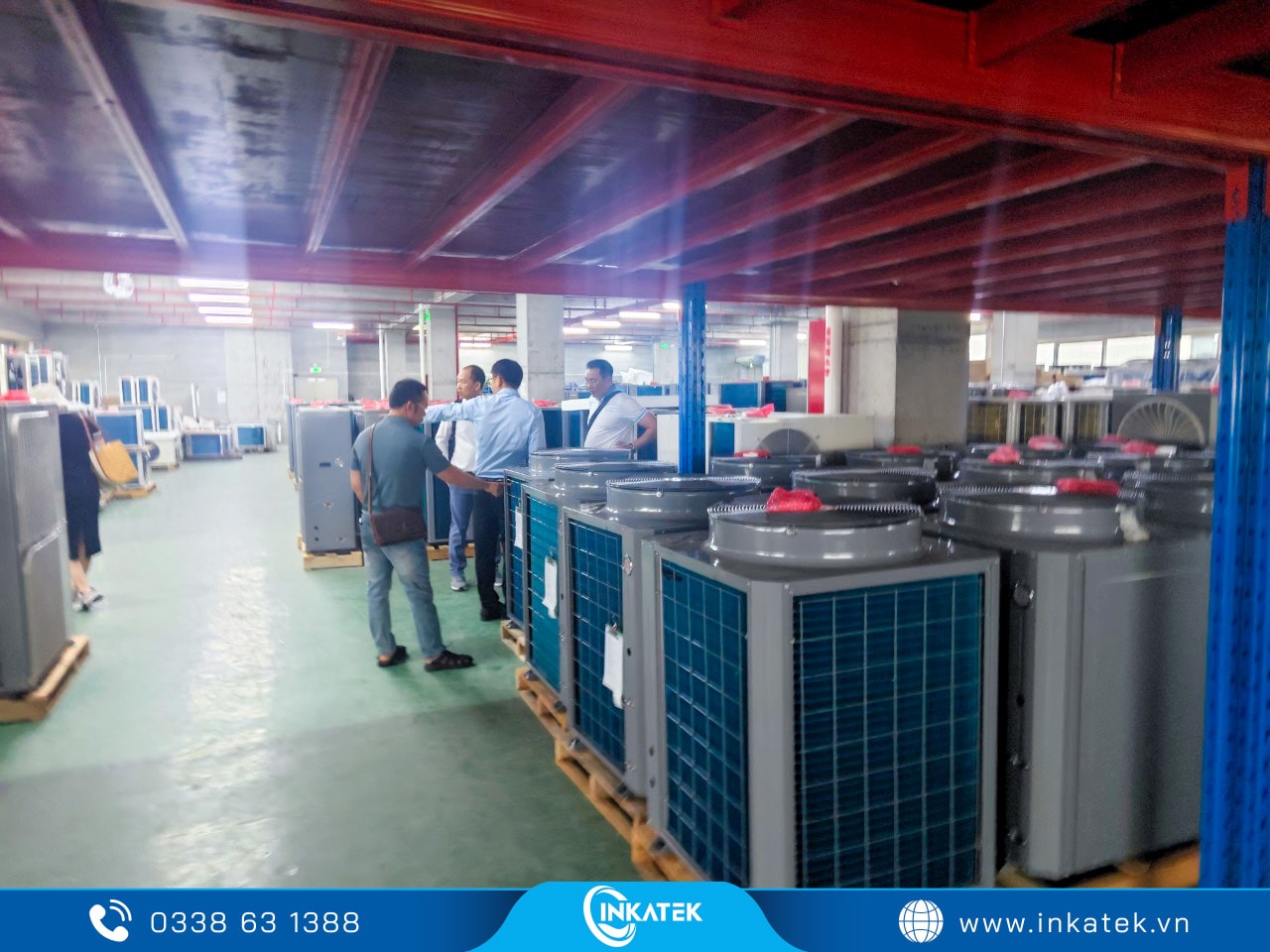 Inkatek tư vấn thiết kế, lắp đặt trọn gói hệ thống bơm nhiệt cho các công trình